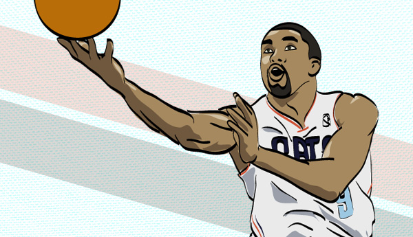 Gerald Henderson Illustration by Mike S